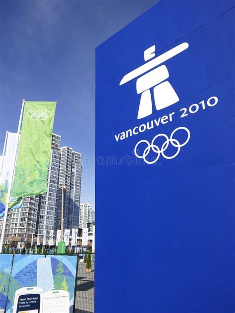 Vancouver 2010 Olympics Editorial Stock Photo Image Of Buildings