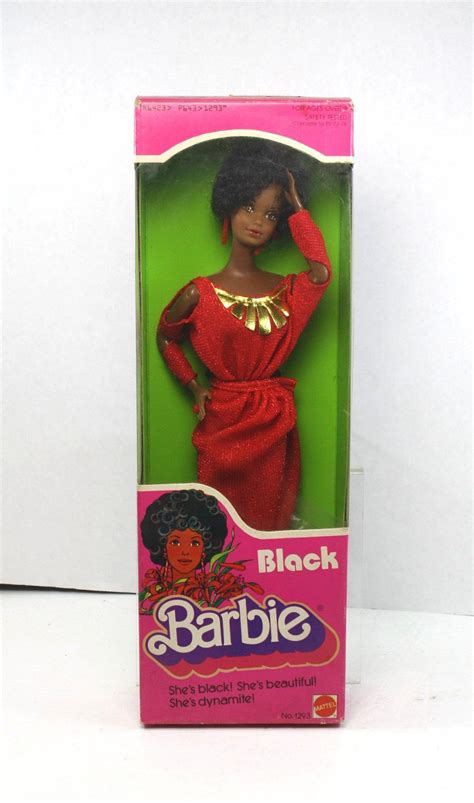 Vintage Black Barbie Doll By Mattel Nrfb 1979 African American Etsy Black Barbie Barbie