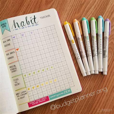 Habit Tracker Some Habits Are Easier To Keep Than Others Few Days