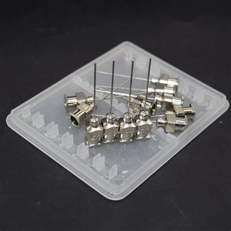 12pcs 23g25g Stainless Steel Syringe Dispensing Needle Tip Glue Liquid