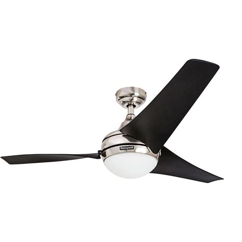 Electric ceiling fan inch black ceiling fan with light porch fans. Honeywell Rio Ceiling Fan, Brushed Nickel Finish, 54 Inch ...