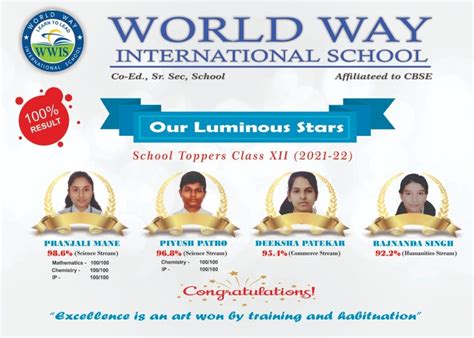 Top 5 Cbse School In Bhopal — World Way International School By World