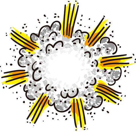 Explosion Clip Art Vector Cloud Comics Explosion Png