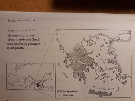 Starozytna Grecja By A Podzielona Na Liczne Krainy Na Mapie Jako X