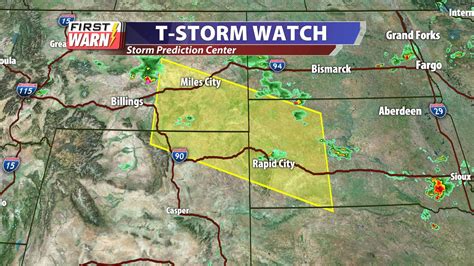 The Storm Prediction Center Has Issued A Severe Thunderstorm Watch For