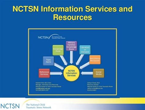 Navigating Nctsn Resources And Information Services To Enhance Resear