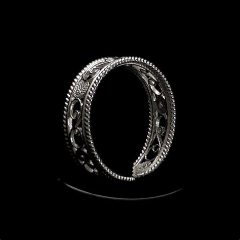 Handmade Ring Timeline Lefkara Silver Jewellery