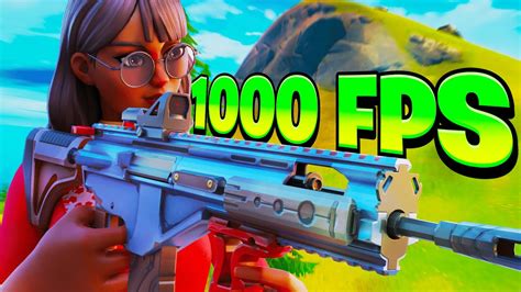 I Played Fortnite But On 1000 Fps Youtube
