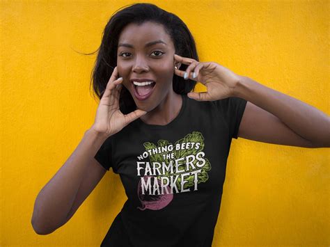 Womens Funny Farmers Market T Shirt Nothing Beets The Farmers Market Shirts Beet Vintage