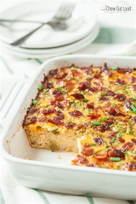 Bacon And Egg Breakfast Casserole Chew Out Loud