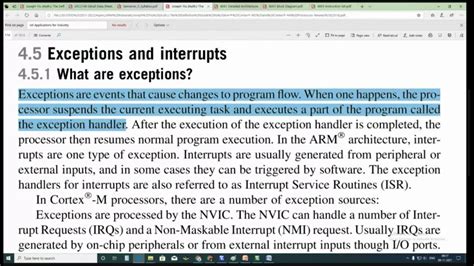 Arm Exceptions And Interrupts Wdt Bod As Nmi Divide By Zero Exception