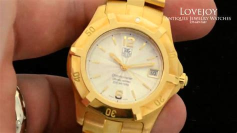 Tag Heuer 2000 Exclusive Automatic 18k Solid Gold Discontinued WN5140