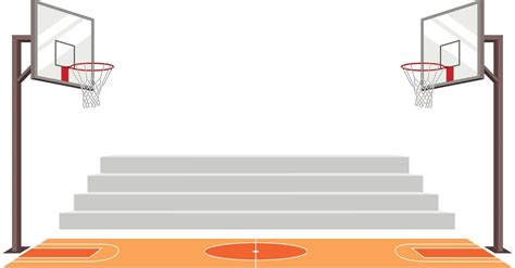 Sports Basketball Court Match Vector Illustration Sports Match