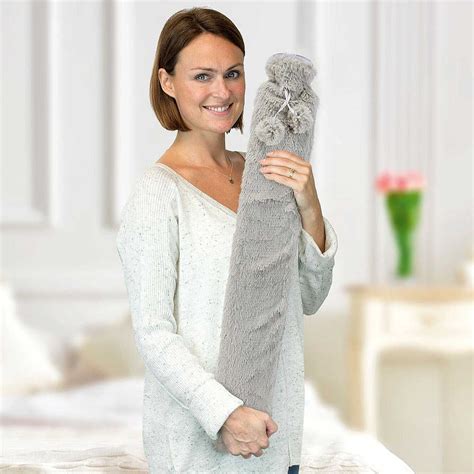 Extra Long Hot Water Bottle With Super Soft Cover Ashley Hardware