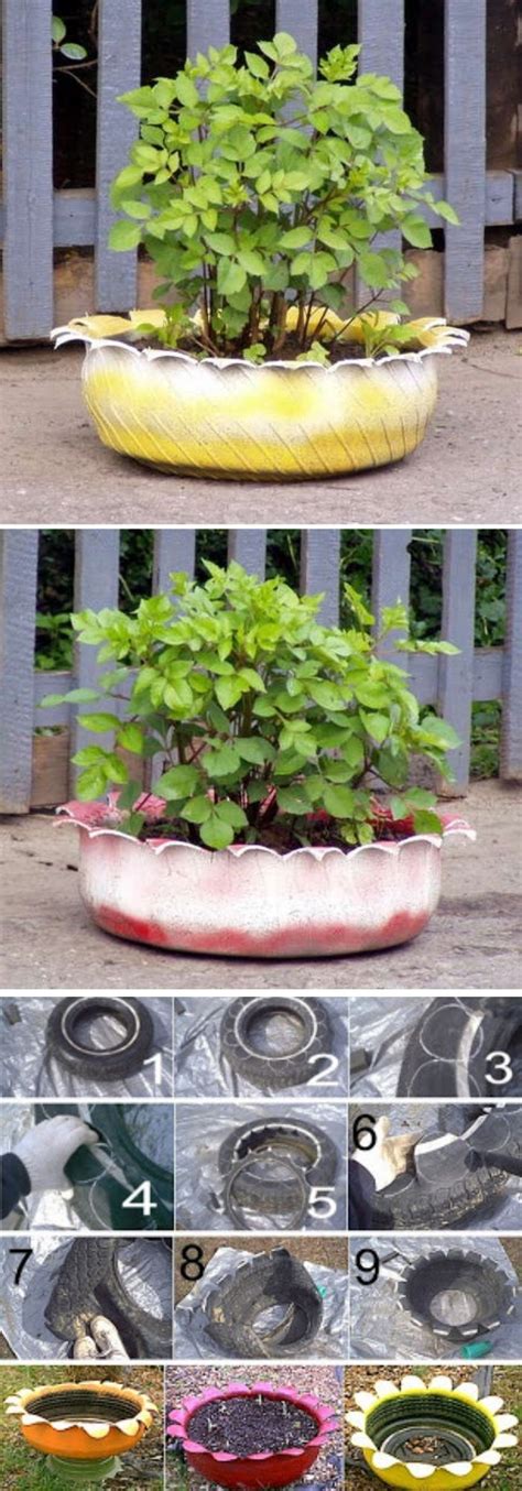 20 Best Diy Tire Planter Flower Pot Ideas And Projects For 2024 Flower
