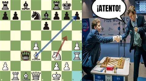 Jugada Ingeniosa Le Permite Ganar R Pido Carlsen Vs Duda Mmct