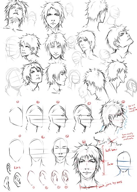 Drawing Faces At An Angle By Moni158 On Deviantart