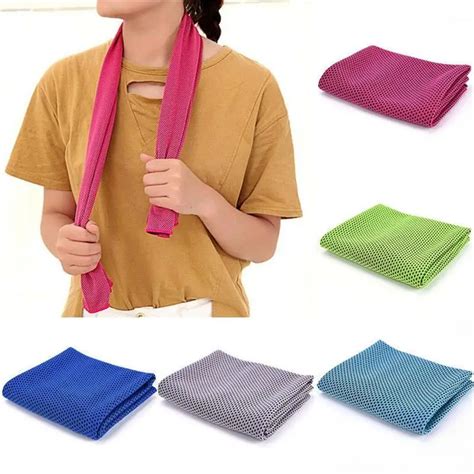 Ancrv Polyester Summer Instant Cooling Towel Ice Cold Sports Outdoor