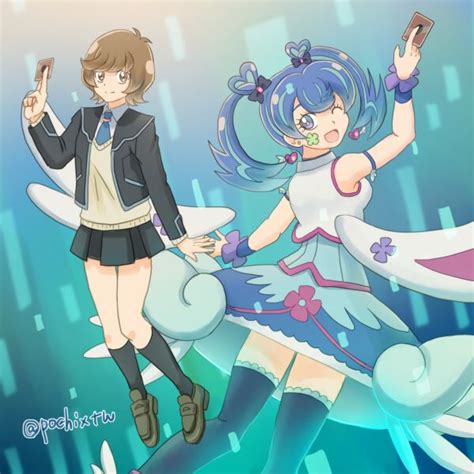 Aoi Zaizen And Blue Angel Yugioh Vrains Yugioh Anime Cute Pictures