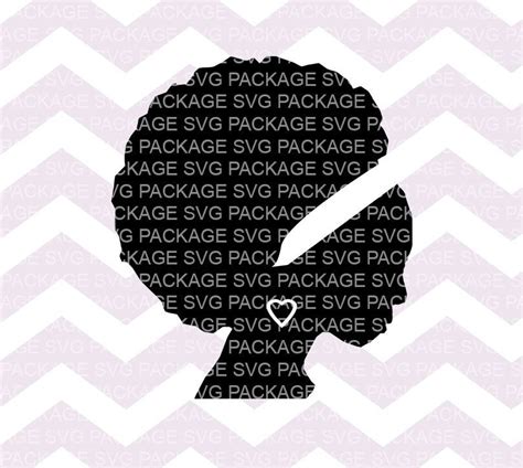 Download SVG Clipart African American Woman Afro Svg Afro Hair Hair
