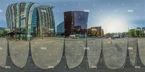 360° View Of Dancing Towers Hamburg Alamy