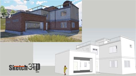 Sketchup Pubg House Youtube