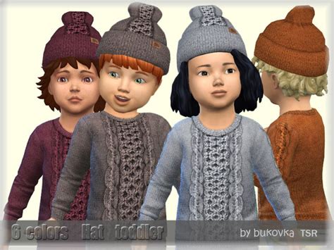 Knitted Hat By Bukovka At Tsr Sims 4 Updates
