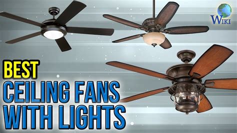 5 best ceiling fans with light. 10 Best Ceiling Fans With Lights 2017 - YouTube