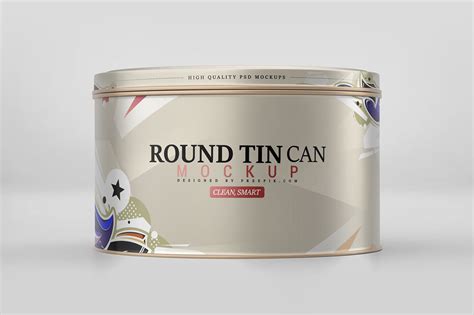 Download Round Flower Box Mockup Front View - Free Mockups | PSD Template | Design Assets