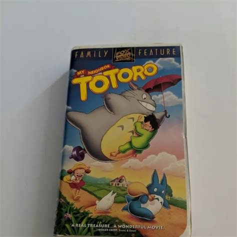 My Neighbor Totoro Vhs 1994 Studio Ghibli Anime Movie Miyazaki Rare 21