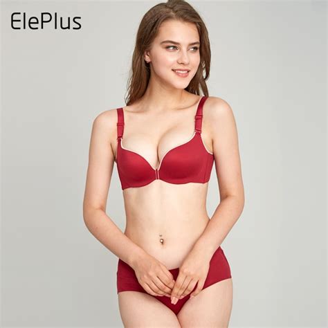 Eleplus A B Cup Small Size Bra Set Lolita Style Seamless Underwear And