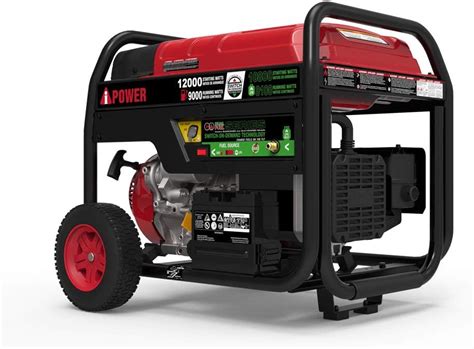 A Ipower 12000 W Portable Hybrid Dual Fuel Gas Powered Electric Start