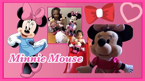 Singing Minnie Mouse Sliding Minnie Mouse Bow Glow Minnie Mouse