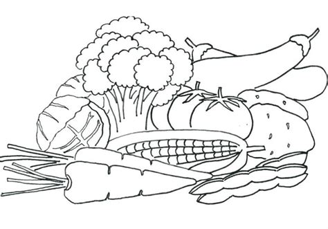 (planse de colorat cu fructe). Cos cu Fructe si Legume de Toamna de colorat, desene ...