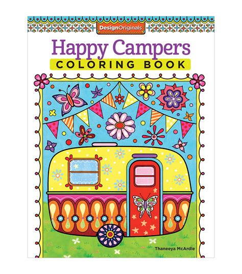 Design Originals Happy Campers Coloring Book Joann