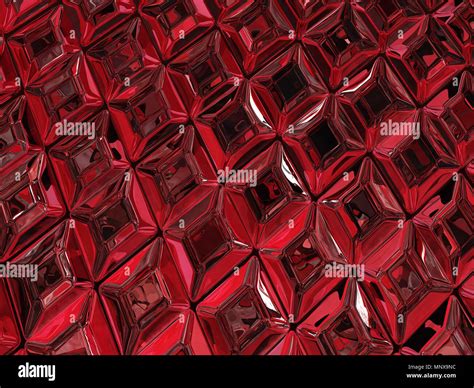 Ruby Jewel Surface Luxury 3d Illustration Horizontal Texture