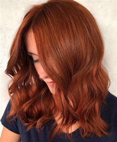 Estilos De Cabello Warm Copper Para Cambiar De Color