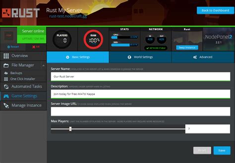 Another huge quality of the best server for rust is the free backup players enjoy. Rust Server Hosting - Nodecraft
