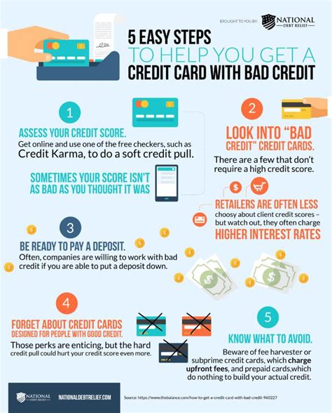 Generate valid visa credit card numbers online. 5 Easy Steps To Help You Get A Credit Card With Bad Credit ...