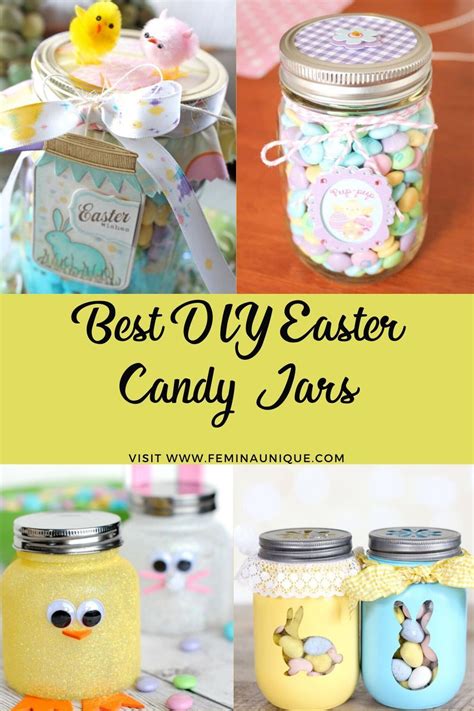 Best Diy Easter Candy Jars Easter Candy Easter Diy Diy Easter Ts