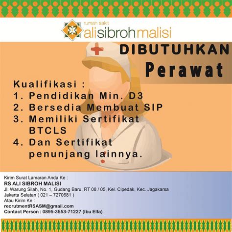 Petunjuk cara mendaftar cpns ta 2021 2022 pdf. LOWONGAN KERJA PERAWAT RS ALI SIBROH MALISI JAKARTA ...