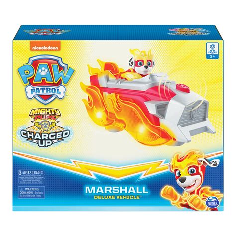 Paw Patrol Mighty Pups Charged Up Marshalls Deluxe Vehicle With