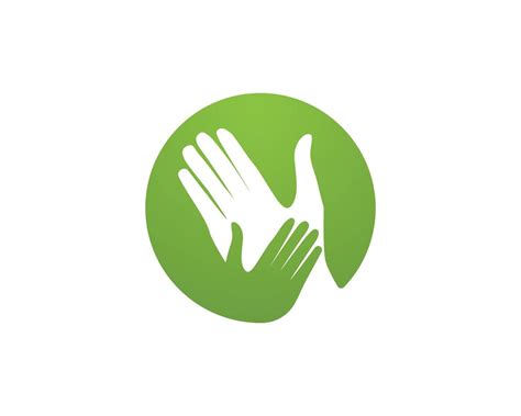 Help Hand Logo And Vector Template Symbols Hand Logo Vector Art