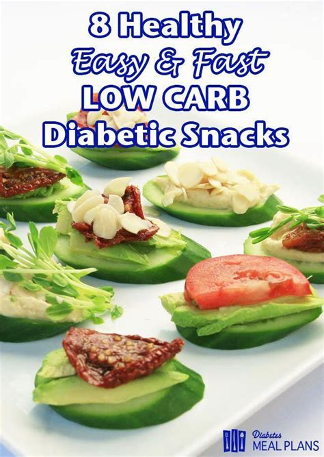 8 Easy Fast Low Carb Diabetic Snack Ideas Spinachsalads Healthy