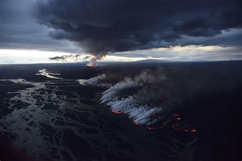 Bardarbunga Eruption 2014 Iceland Nature Volcano Scenery