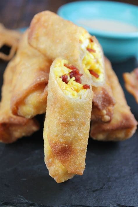 Bacon Egg And Cheese Egg Rolls Miss In The Kitchen