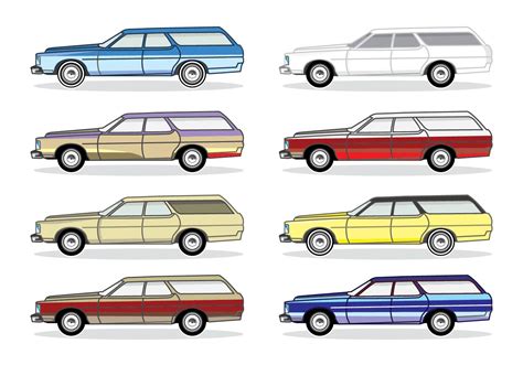 A free svg wave generator to make unique svg waves for your next web design. Classic Station Wagon Car - Download Free Vectors, Clipart ...