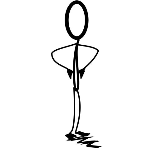 Stick Figure Man Png Isolated Image Png Mart