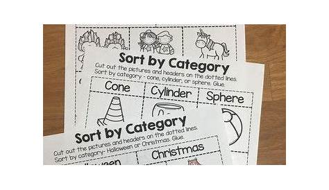 sorting and grouping worksheets