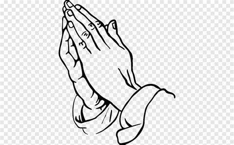 Praying Hands Desenho Oração Mão Branco Mamífero Png Pngegg